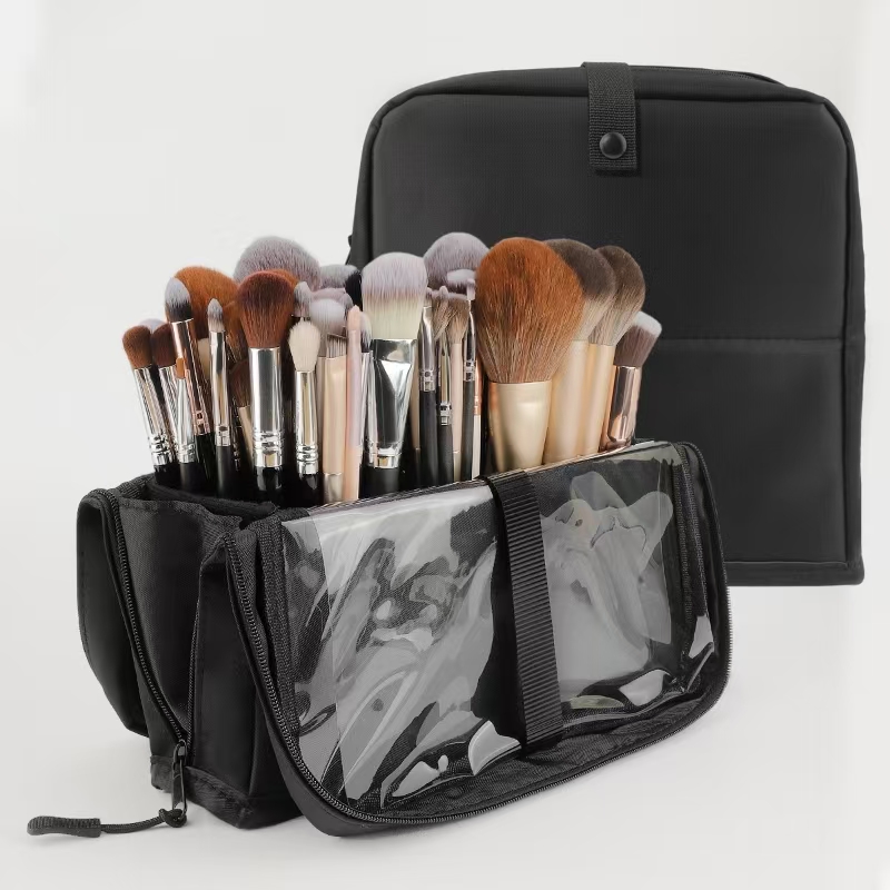 Beauty Preservation Makeup Bag - Grande preto dobrável saco de maquiagem