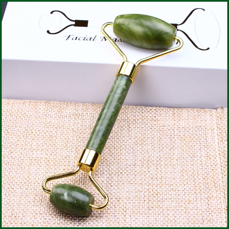 Jade Roller Gua Sha - Cuidados com a pele pedra de