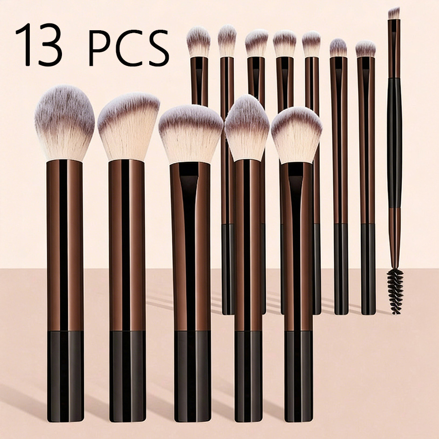 Huda Beauty Makeup Brush Set - Conjunto de 13 pincéis de maquiagem,