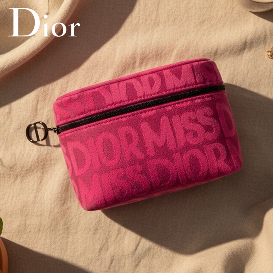 Beauty Makeup Dior - Bolsa de cosméticos rosa da Dior