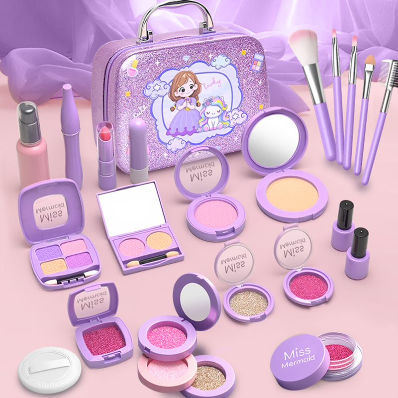 Beauty Makeup Kids - Crianças brinquedos simulação cosméticos conjunto fingir