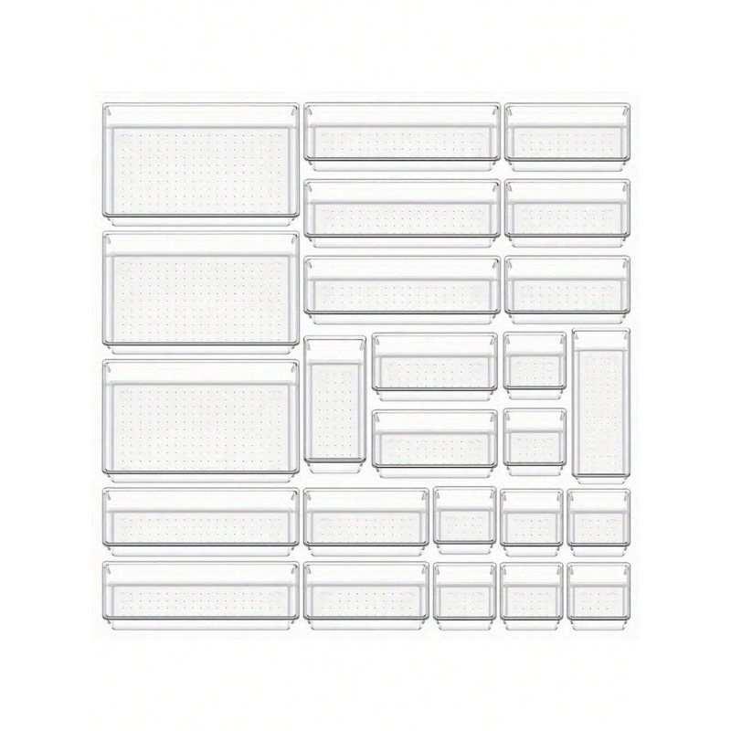 Beauty Makeup Tool Collection - Conjunto de 25 Organizadores de Gavetas