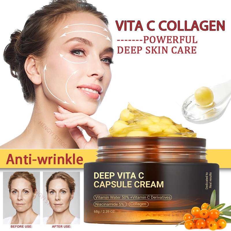 Beauty Glazed Makeup - Anti rugas vita c cápsula creme