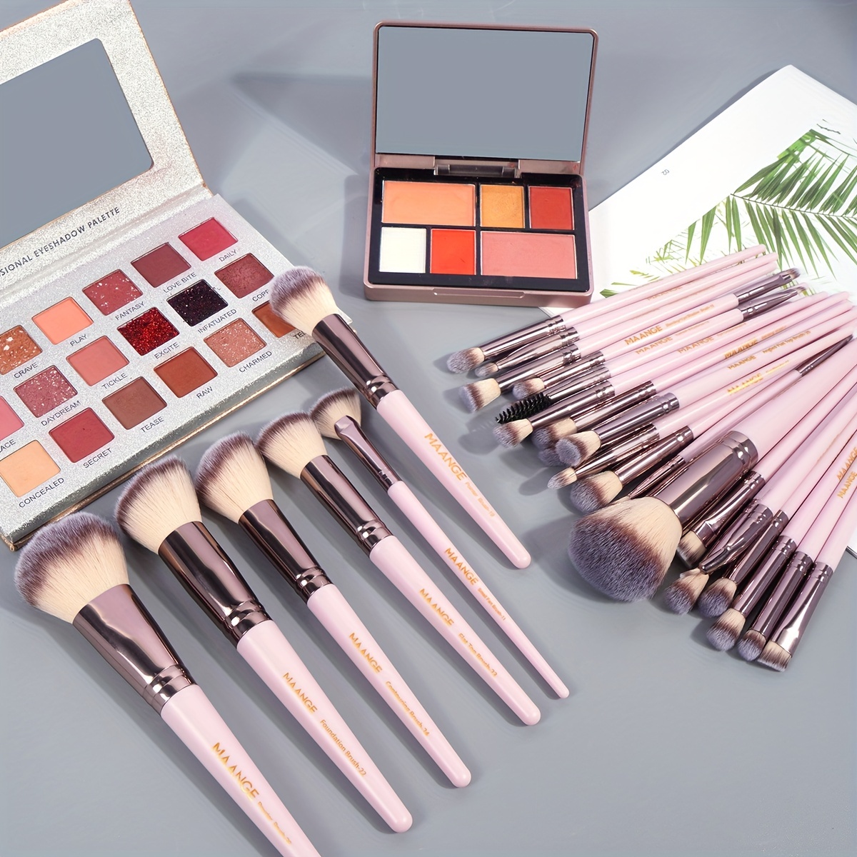 MAANGE-Professional Makeup Bru - Huda Beauty Makeup Brush Set avaliação e preço