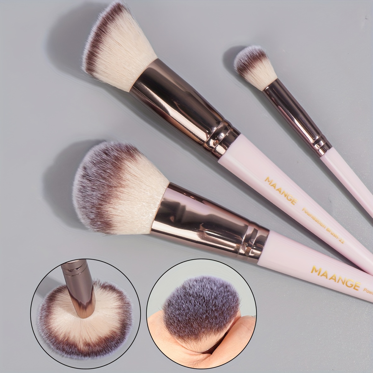 MAANGE-Professional Makeup Bru - Huda Beauty Makeup Brush Set avaliação e preço
