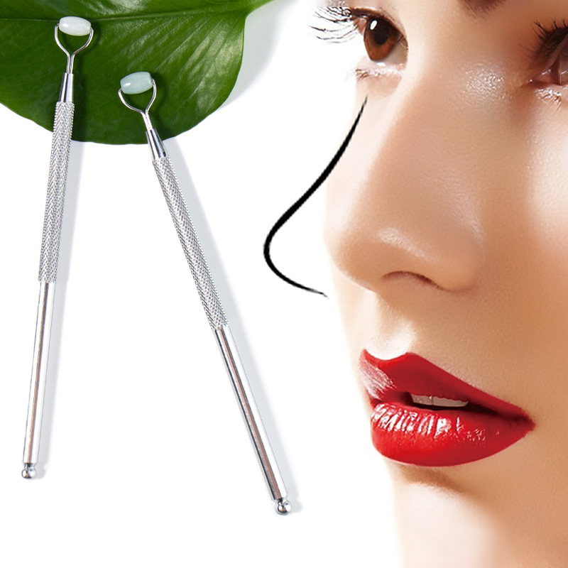 Olhos anti rugas naturais rolo - Jade Roller Gua Sha avaliação e preço