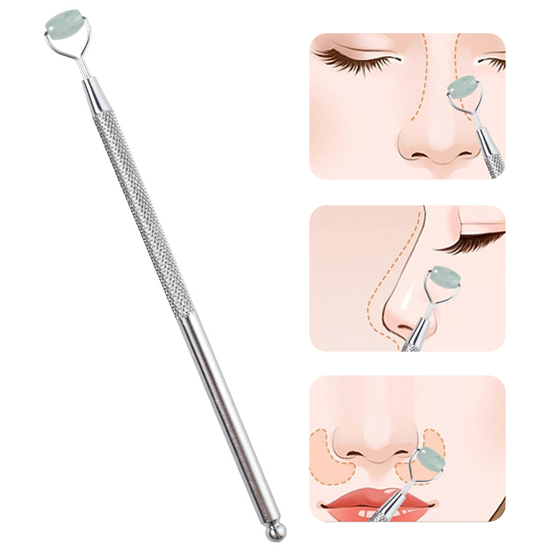 Olhos anti rugas naturais rolo - Jade Roller Gua Sha avaliação e preço