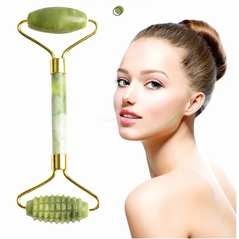 Conjunto de rolo de massagem d - Jade Roller Gua Sha avaliação e preço