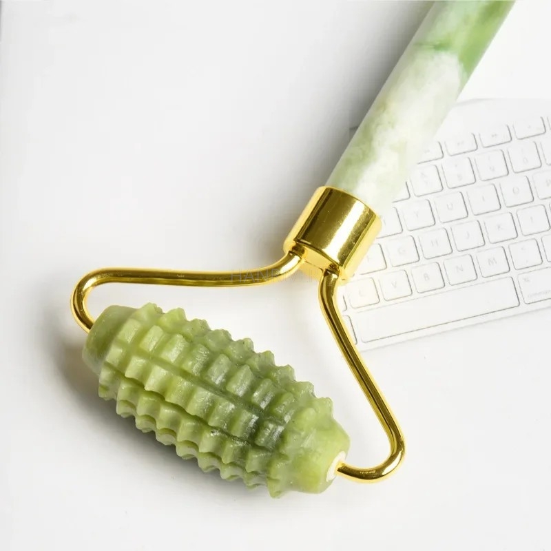 Conjunto de rolo de massagem d - Jade Roller Gua Sha avaliação e preço