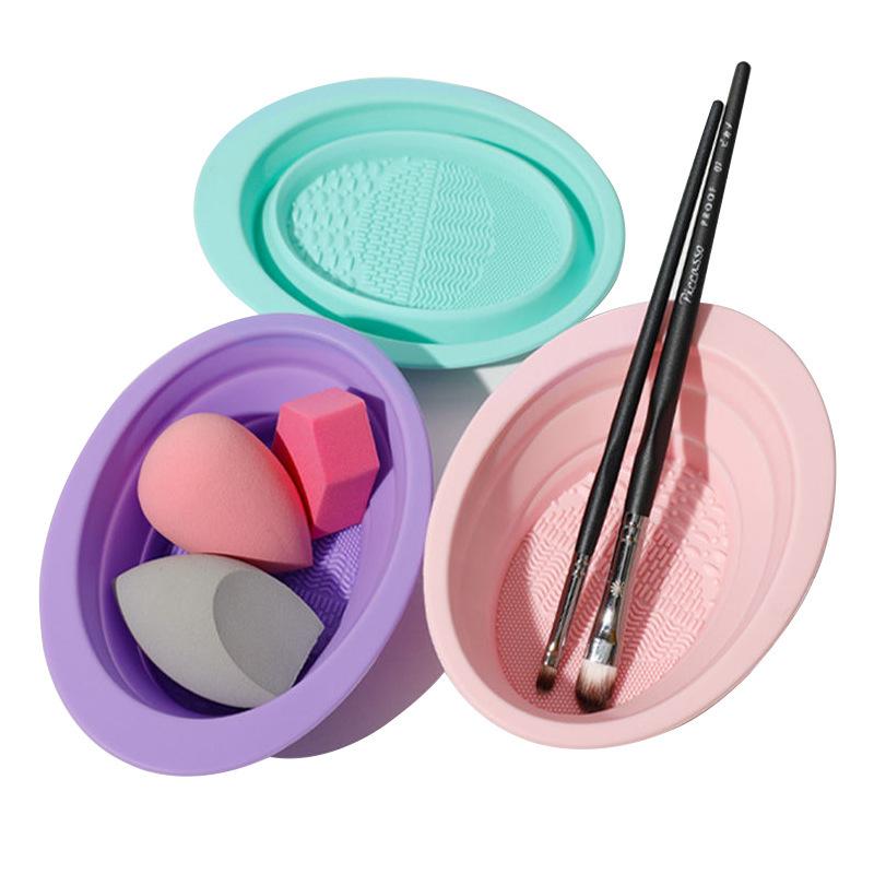 Tigela dobrável para limpeza d - Beauty Glazed Makeup avaliação e preço
