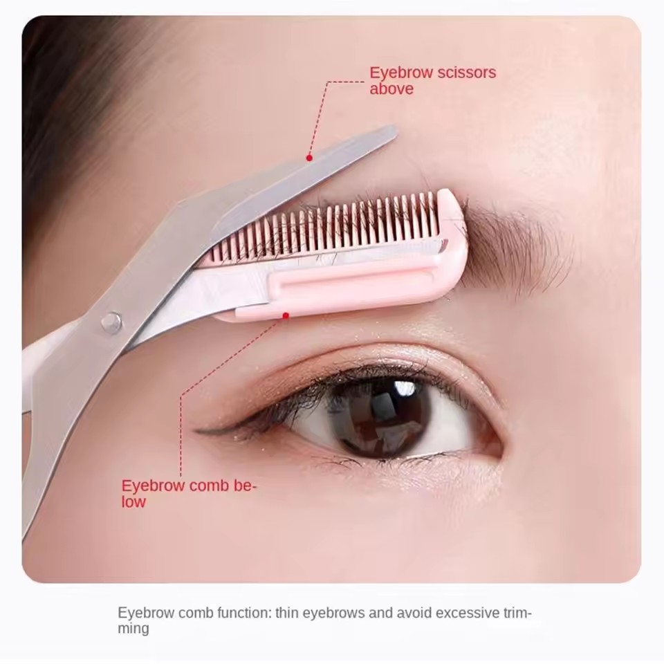 Tesoura de Sobrancelha Segura  - Beauty Makeup Wholesale avaliação e preço