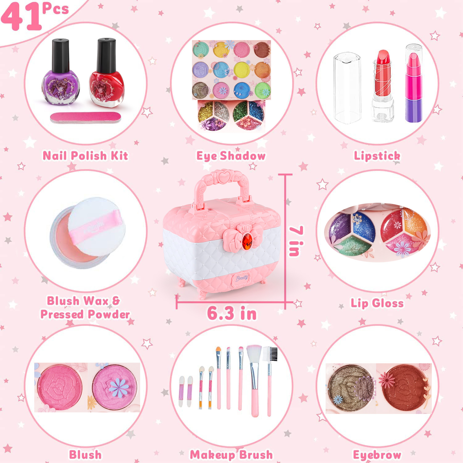 Kit de brinquedo de maquiagem  - Beauty Makeup Kids avaliação e preço