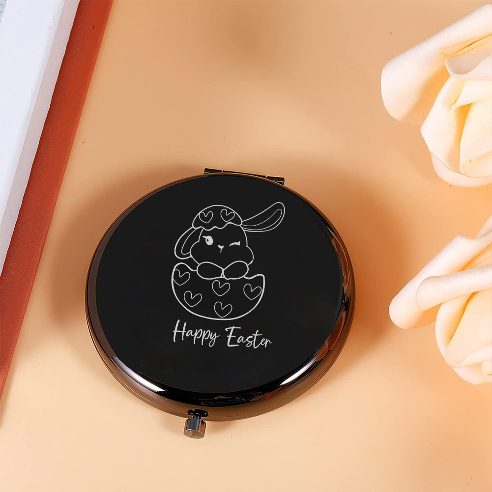 Espelho de bolso com texto per - Beauty No Makeup avaliação e preço