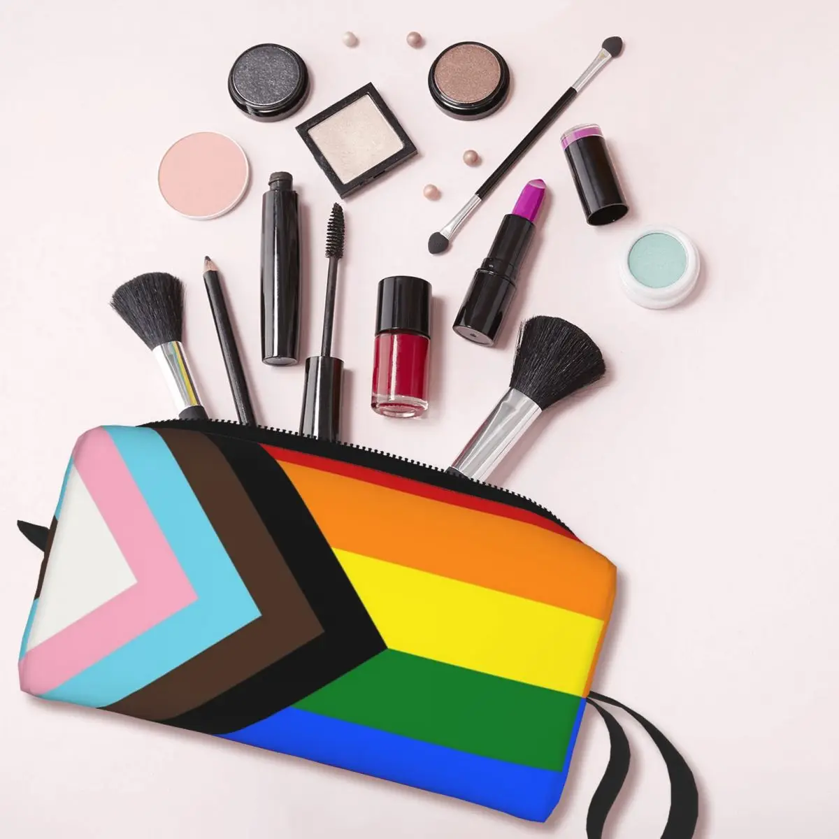 Progress orgulho bandeira saco - Beauty Makeup Kit Box avaliação e preço