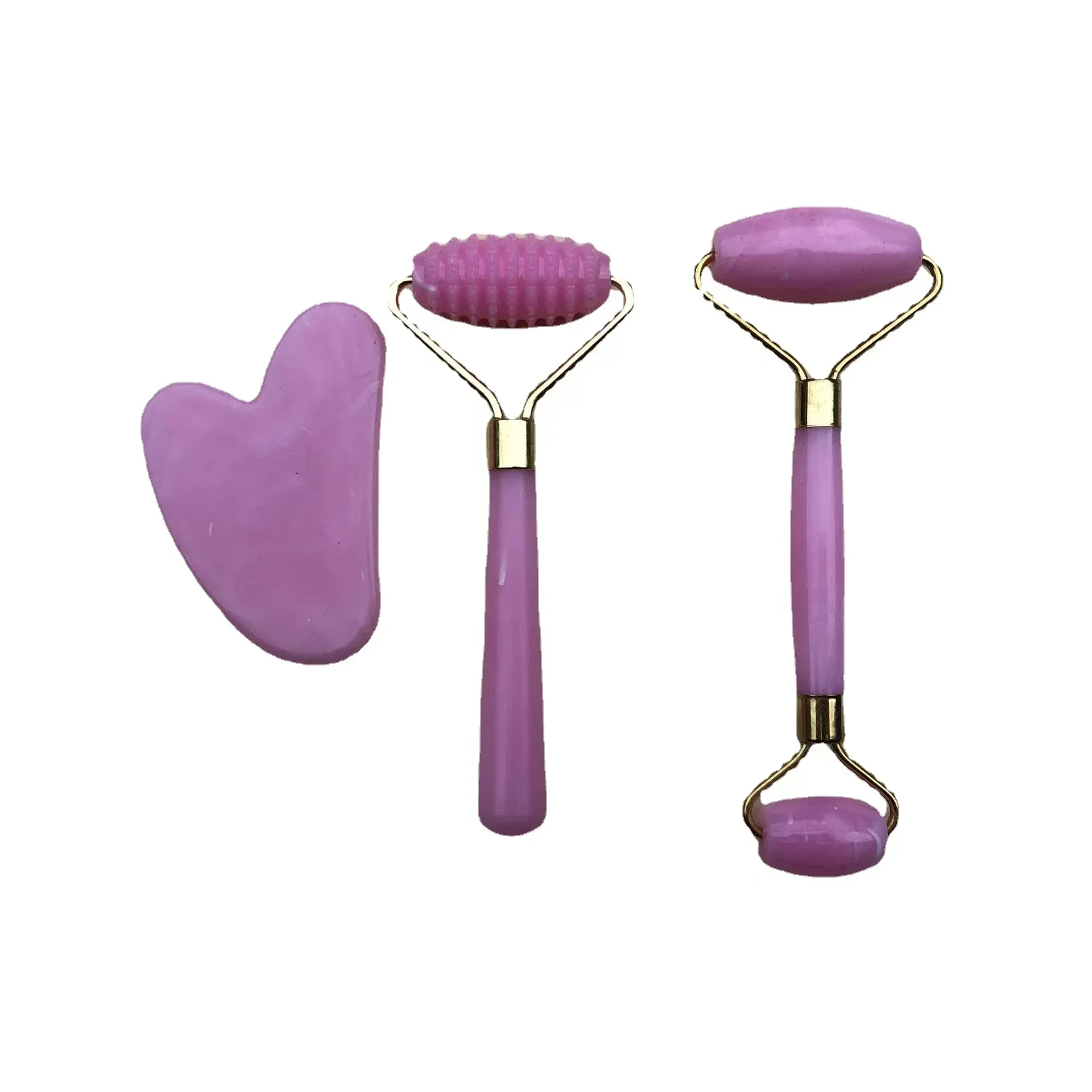 Rolo de resina massageador par - Jade Roller Gua Sha avaliação e preço