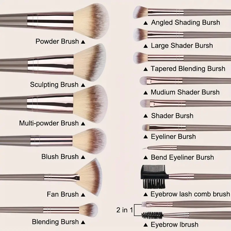 3-20 pçs pincéis de maquiagem  - Huda Beauty Makeup Brush Set avaliação e preço