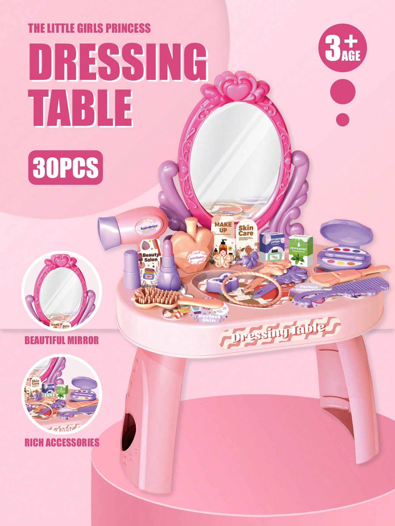 Conjunto de Brinquedo de Mesa  - Beauty Makeup Kids avaliação e preço