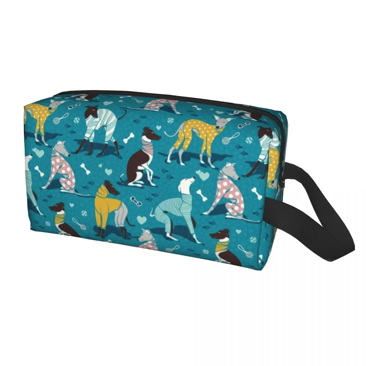 Viagem bonito galgos cão saco  - Beauty Makeup Kit Box avaliação e preço