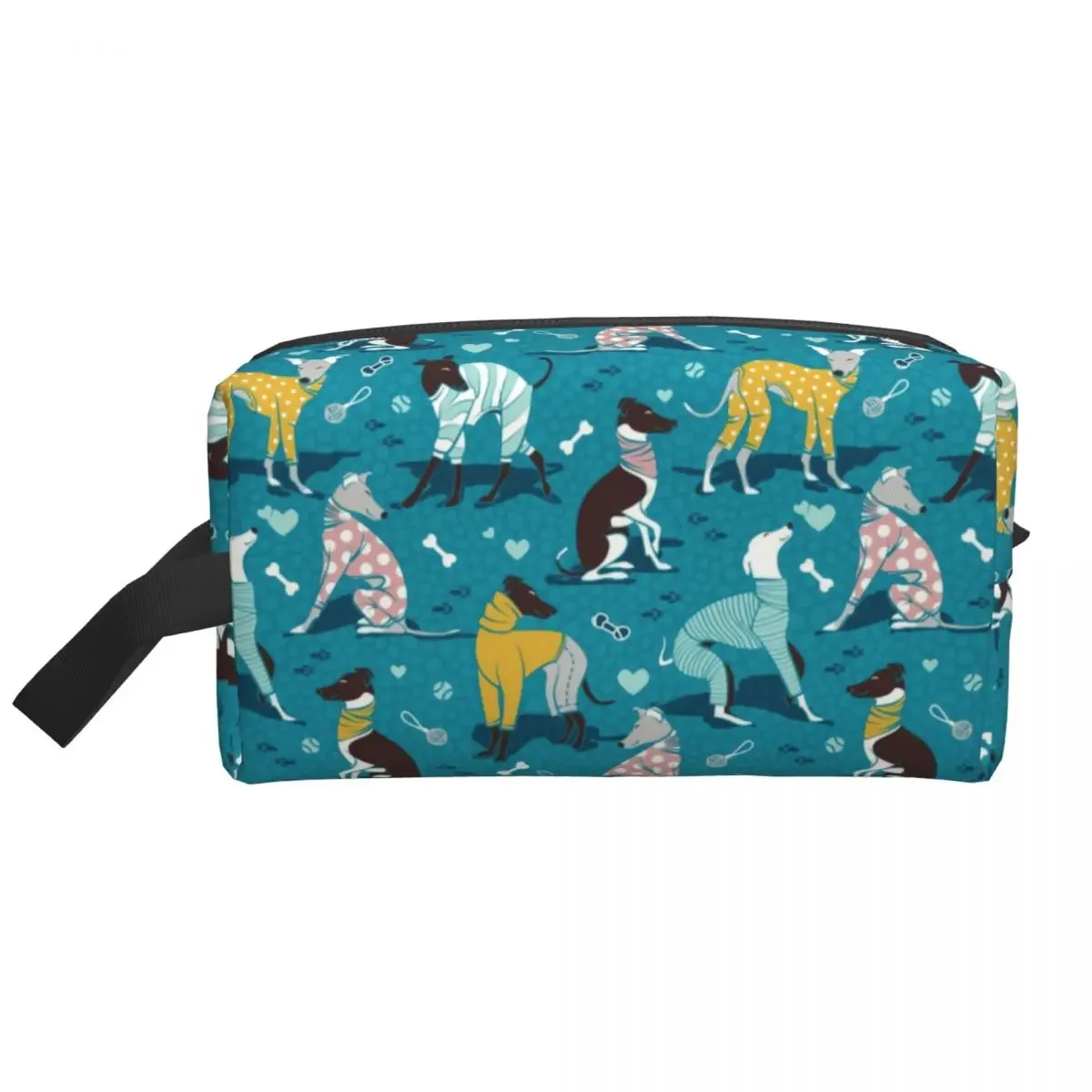 Viagem bonito galgos cão saco  - Beauty Makeup Kit Box avaliação e preço