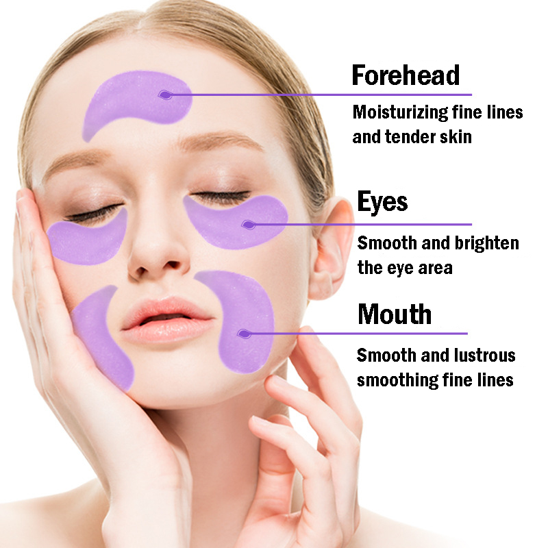 60 pçs/caixa imagens vitamina  - Collagen Eye Patch avaliação e preço