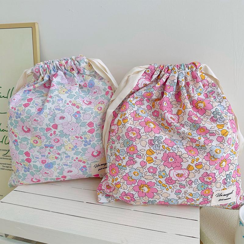 Bolsa de algodão floral feita  - Beauty Preservation Makeup Bag avaliação e preço