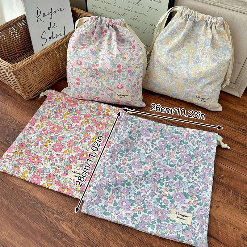 Bolsa de algodão floral feita  - Beauty Preservation Makeup Bag avaliação e preço