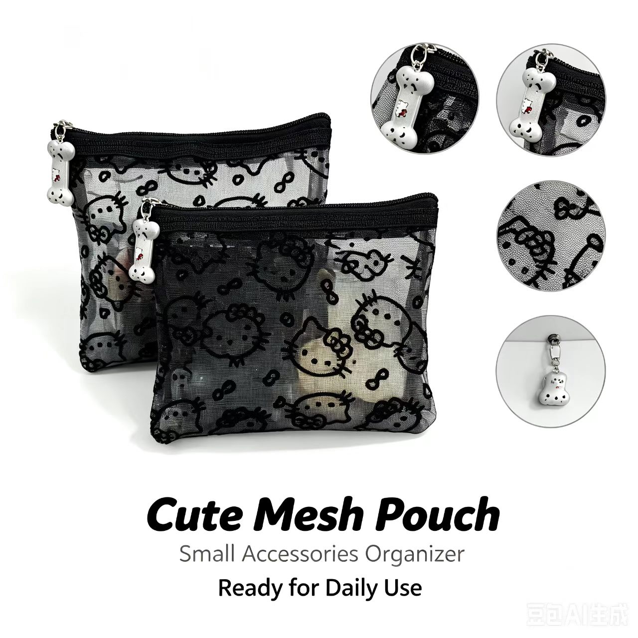 Bolsa de cosméticos de malha t - Beauty Preservation Makeup Bag avaliação e preço