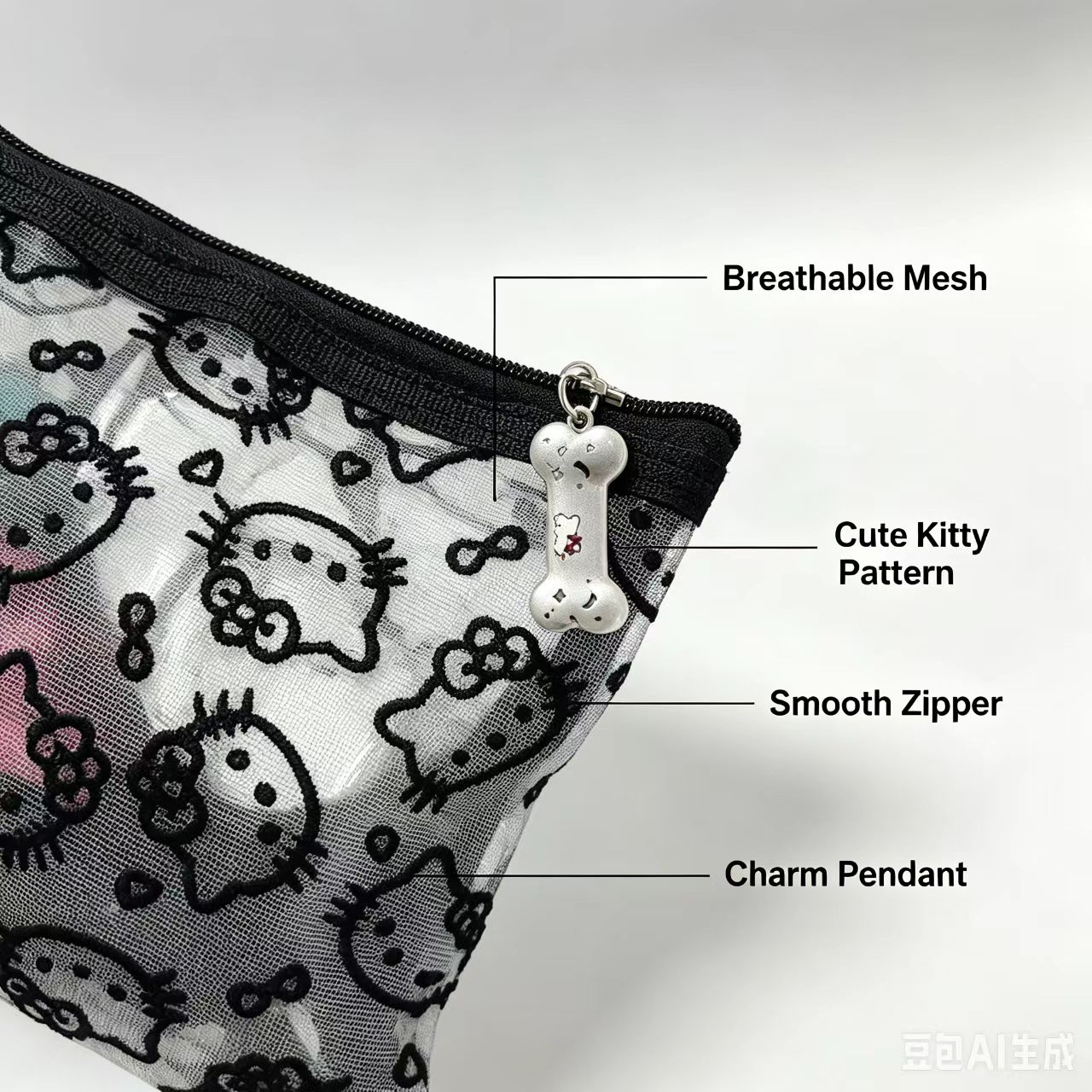 Bolsa de cosméticos de malha t - Beauty Preservation Makeup Bag avaliação e preço