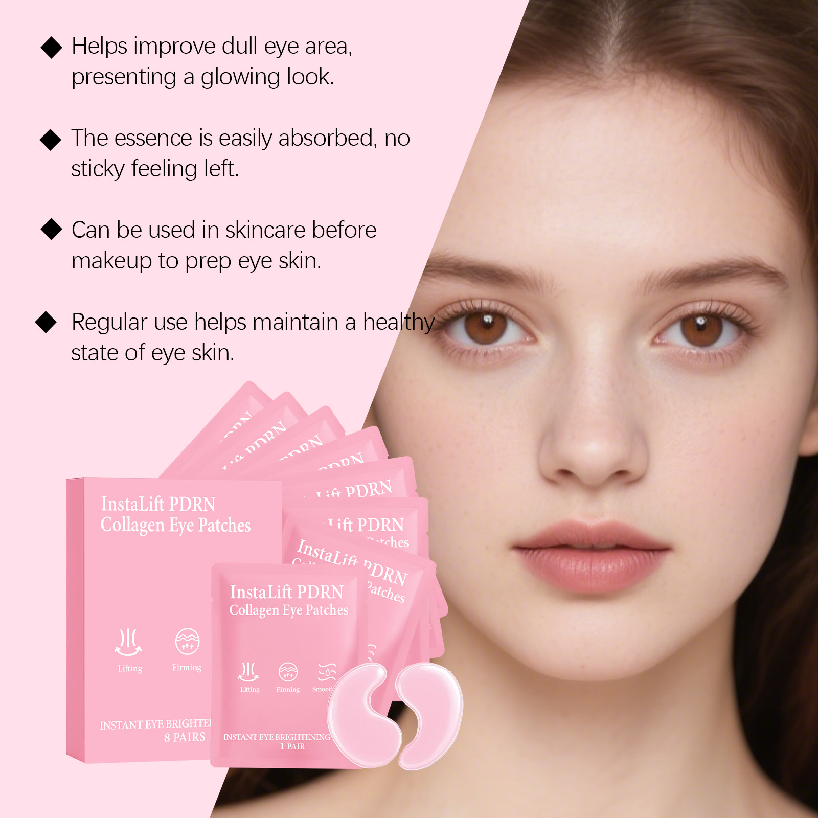 Instalift PDRN Colágeno Eye Pa - Collagen Eye Patch avaliação e preço